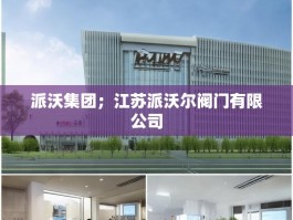 派沃集团；江苏派沃尔阀门有限公司