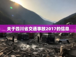 关于四川省交通事故2017的信息
