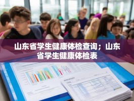 山东省学生健康体检查询；山东省学生健康体检表
