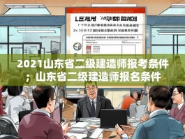2021山东省二级建造师报考条件；山东省二级建造师报名条件