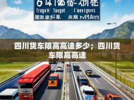 四川货车限高高速多少；四川货车限高高速
