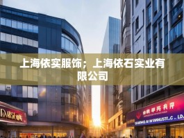 上海依实服饰；上海依石实业有限公司