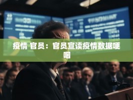 疫情 官员：官员宣读疫情数据哽咽