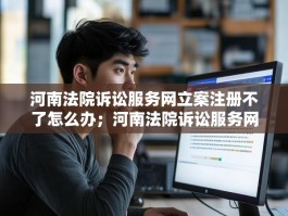 河南法院诉讼服务网立案注册不了怎么办；河南法院诉讼服务网立案