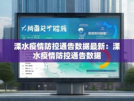 溧水疫情防控通告数据最新：溧水疫情防控通告数据
