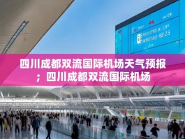 四川成都双流国际机场天气预报；四川成都双流国际机场
