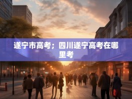 遂宁市高考；四川遂宁高考在哪里考