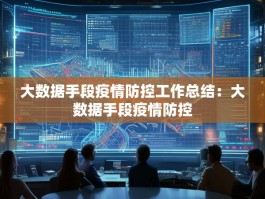 大数据手段疫情防控工作总结：大数据手段疫情防控