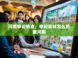 河南申论热点；申论素材怎么积累河南