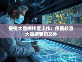 疫情大数据核查工作：疫情核查大数据专班文件