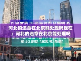 河北的违章在北京能处理吗现在；河北的违章在北京能处理吗