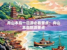 舟山本岛一日游必看景点；舟山本岛旅游景点