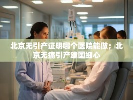北京无引产证明哪个医院能做；北京无痛引产建国细心