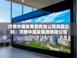 河南中建发集团有限公司是国企吗；河南中建发集团有限公司