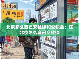 北京怎么自己交社保和公积金；在北京怎么自己交社保