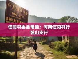 信阳村委会电话；河南信阳村行弦山支行