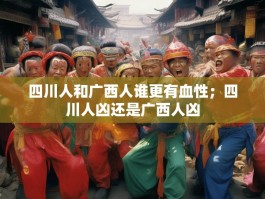 四川人和广西人谁更有血性；四川人凶还是广西人凶