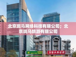 北京斑马网络科技有限公司；北京斑马旅游有限公司