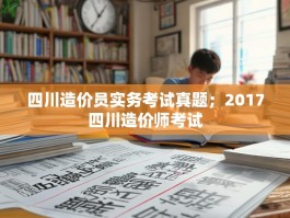 四川造价员实务考试真题；2017四川造价师考试