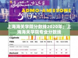 上海海关学院分数线2020年；上海海关学院专业分数线
