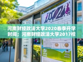 河南财经政法大学2020春季开学时间；河南财经政法大学2017校历