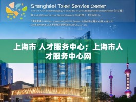 上海市 人才服务中心；上海市人才服务中心网