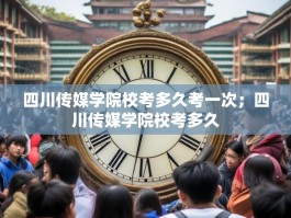 四川传媒学院校考多久考一次；四川传媒学院校考多久