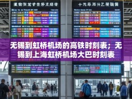无锡到虹桥机场的高铁时刻表；无锡到上海虹桥机场大巴时刻表