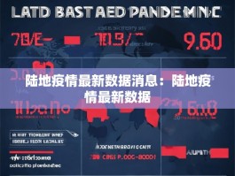 陆地疫情最新数据消息：陆地疫情最新数据