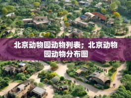 北京动物园动物列表；北京动物园动物分布图