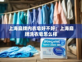 上海扇牌内衣皂好不好；上海扇牌洗衣皂怎么样