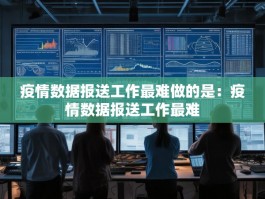 疫情数据报送工作最难做的是：疫情数据报送工作最难