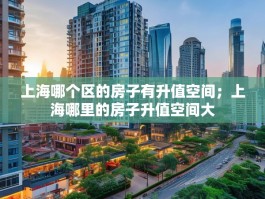 上海哪个区的房子有升值空间；上海哪里的房子升值空间大