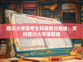 四川大学高考文科录取分数线；文科四川大学录取线