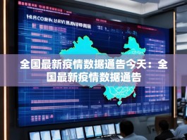 全国最新疫情数据通告今天：全国最新疫情数据通告